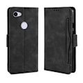 Miniatyrbillede 2 af 6: Google Pixel 3a Wallet Case PU-læder 6-LOMMES Winston V3 Black