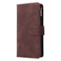 Miniatyrbillede 6 af 8: Google Pixel 6A multifunktionelt pung etui Lynlås 8-lomme Black