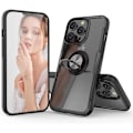 Miniatyrbillede 1 af 5: iPhone 12 Pro Praktisk stødsikker etui med ringholder V4 Transparent