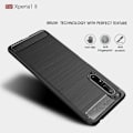 Miniatyrbillede 4 af 8: Xperia 1 II Shockproof Shell SlimCarbon (XQ-AT51) Black