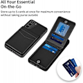 Miniatyrbillede 2 af 5: Samsung S21 Plus Mobil Cover Kortholder 5-SLOT Retro V3 Black
