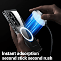 Miniatyrbild 6 av 8: Samsung S24 Ultra Heltäckande Magsafe Premium 3D Skal 3in1 ThreeSixty