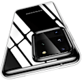 Miniatyrbillede 1 af 6: Samsung S20 Ultra stødabsorberende silikonecover Enkelt Transparent