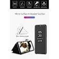 Pikkukuva 5 / 5: Xiaomi Redmi Note 12 4G Smart Flip Case Clear View Seisova V2 Rocket Black