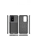 Pikkukuva 4 / 4: Huawei P40 Pro Iskunkestävä ohut suojus FullCarbon V4 Black