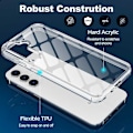 Miniatyrbild 5 av 6: Samsung S21/S21Plus/S21FE/S22/S22 Plus Stötdämpande Skal Simple V2 - Transparent Samsung S22