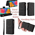 Miniatyrbillede 2 af 6: iPhone 12 / 12 Pro multifunktionelt pung etui Lynlås 13-rum