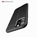 Pikkukuva 2 / 7: iPhone 11 Pro Max iskunkestävä ja iskuja vaimentava nahkainen selkäkansi Black