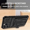 Miniatyrbillede 7 af 9: iPhone 13 Pro Max Slagfast Shell Kickstand & kortrum ThinArmor V3 Black