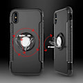 Pikkukuva 4 / 8: Käytännöllinen iskunkestävä iPhone XR -kotelo rengaspidikkeellä V2 Svart
