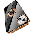 Pikkukuva 2 / 8: iPhone 13 elegantti ja iskunkestävä kotelo Flawless sormustelineellä Svart