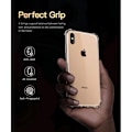 Miniatyrbillede 6 af 7: iPhone XS Max stødabsorberende silikone Shell Shockr Transparent