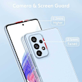 Miniatyrbild 4 av 5: Samsung A23 5G Stöttåligt Genomskinligt Skal Simple Transparent