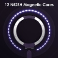Miniatyrbilde 6 av 11: iPhone 14 Pro Støtsikkert Magsafe-deksel med Kickstand Nordcell™ Purple