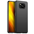 Pikkukuva 1 / 7: Xiaomi Poco X3 NFC Ultra-ohut kumipinnoitettu mattamusta Cover Basic V2 Black