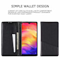 Miniatyrbild 2 av 7: Xiaomi Redmi Note 7 Elegant Fodral i PU-Läder med RFID Block Svart