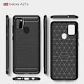 Miniatyrbillede 9 af 10: Samsung A21s stødsikker Shell SlimCarbon Black