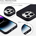 Pikkukuva 3 / 9: iPhone 11 Pro Iskunkestävä Premium Magsafe -suojus Vegaanin nahkainen Nordcell™ Mörkgrön