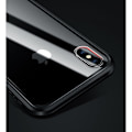 Miniatyrbild 9 av 11: iPhone XS Max Heltäckande Premium Skal Glassback V4 Transparent
