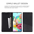 Miniatyrbillede 2 af 7: Samsung A71 Elegant etui i PU-læder med RFID-blok Black