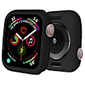Pikkukuva 1 / 7: 2-PACK pehmeä puskurin suojus Apple Watch 40mm Svart