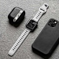 Miniatyrbillede 3 af 5: Apple Watch 42/44/45/49 mm holdbart armbånd Titan's Grip - Sort
