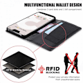 Miniatyrbillede 6 af 7: Elegant etui til Google Pixel 3 i PU-læder med RFID-blok Black