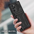 Miniatyrbillede 5 af 9: Samsung Note 20 Ultra Shockproof Cover Kickstand & Card Compartment ThinArmor V3 Black