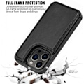 Miniatyrbillede 6 af 7: iPhone 13 Pro Shockproof Cover Kortholder 3-SLOT Flippr Svart