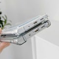 Miniatyrbild 4 av 6: Stöttåligt Skal med Kortfack Förstärkta Hörn Samsung S21 Ultra Transparent