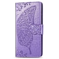 Pikkukuva 8 / 8: Samsung S8 Wallet Case PU-nahkainen 4-POCKET Motif Butterfly Rosenguld