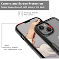 Miniatyrbild 2 av 5: iPhone 12 Praktisk Stöttåligt Skal med Ringhållare V4 Transparent