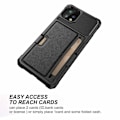 Pikkukuva 5 / 7: iPhone 11 Pro Max Iskunkestävä kansi korttilokerolla Solid V2 Black