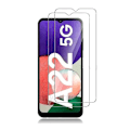 Miniatyrbillede 1 af 8: 2-PACK Samsung A22 5G Hærdet glas 0,26 mm 2,5D 9H Transparent