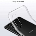 Pikkukuva 6 / 6: Xperia 1 II iskuja vaimentava pehmeä kansi Simple (XQ-AT51) Transparent