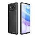 Miniatyrbillede 1 af 8: Xiaomi Poco X3 NFC stødsikkert slankt cover FullCarbon V4 Black