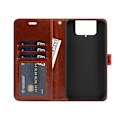 Miniatyrbillede 1 af 5: Zenfone 7 Pro Wallet Case PU Læder 4-SLOT Evry - Sort Black
