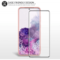 Miniatyrbillede 2 af 6: 2-PACK Samsung S21 FE FullFrame 0,26 mm 3D 9H hærdet glas Transparent