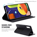 Miniatyrbillede 3 af 7: Samsung A70 Elegant etui i PU-læder med RFID-blok Black