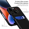 Pikkukuva 5 / 9: iPhone 13 Iskuja Vaimentava Suojus Korttipidikkeen Häiriöllä Glitch Rosa