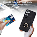 Miniatyrbillede 6 af 10: Samsung S23 Plus mobilcover med kortholder Retro V4 Svart