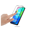 Miniatyrbillede 4 af 5: Motorola Moto G8 Power FullFrame hærdet glas 0,26 mm 2,5D 9H Transparent