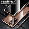 Miniatyrbild 7 av 10: Samsung Note 20 Ultra Privacy Heltäckande Premium Skal Svart