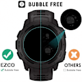 Miniatyrbillede 3 af 8: 2-PAK Garmin Instinct hærdet glas 0,2 mm 9H 2,5D Transparent