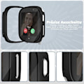 Miniatyrbillede 4 af 7: Xplora X6 Play Full Cover Shell med 9H hærdet glas Svart