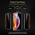 Pikkukuva 2 / 5: 2-PACK iPhone 13 Mini Privacy Karkaistu lasi 0,26mm 2,5D 9H Transparent