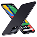Pikkukuva 1 / 8: Google Pixel 4 XL Ultra Thin Matte Black Cover Basic V2 Black