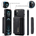 Miniatyrbillede 9 af 9: 8-POWER iPhone 11 Pro Max stødsikkert cover med magnetisk kortholder DG.MING Afmonter Black
