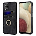 Miniatyrbillede 1 af 6: Samsung A12 5G mobilcover med kortholder Retro V4 Svart