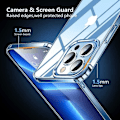 Miniatyrbillede 5 af 7: iPhone 14 Pro Max stødabsorberende silikonecover Enkelt Transparent